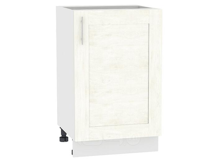 Шкаф нижний с 1-ой дверцей Лофт Н 600 Nordic Oak-Белый