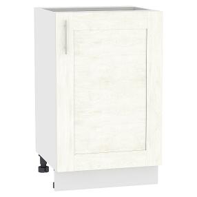 Шкаф нижний с 1-ой дверцей Лофт Н 600 Nordic Oak-Белый