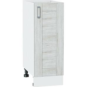 Шкаф нижний с 1-ой дверцей Лофт Nordic Oak/Белый 816*300*480
