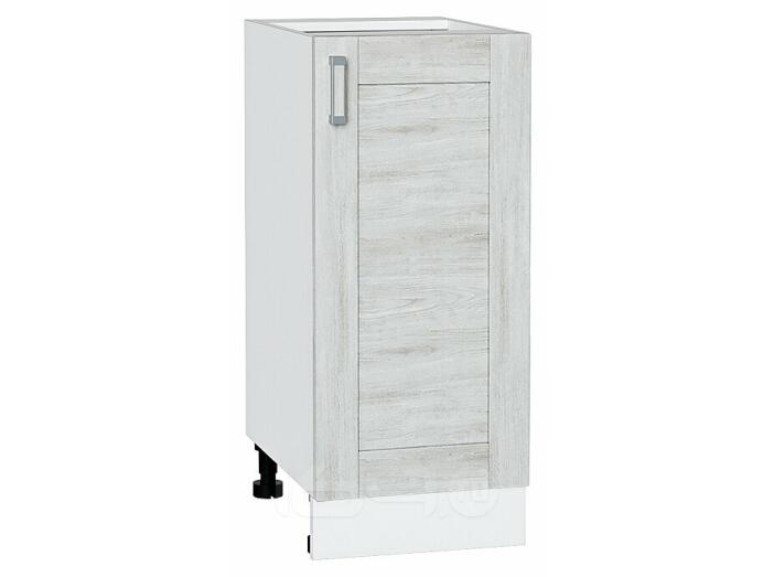 Шкаф нижний с 1-ой дверцей Лофт Nordic Oak/Белый 816*350*480