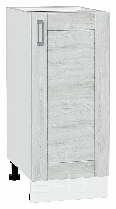 Шкаф нижний с 1-ой дверцей Лофт Nordic Oak/Белый 816*350*480