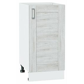 Шкаф нижний с 1-ой дверцей Лофт Nordic Oak/Белый 816*400*480
