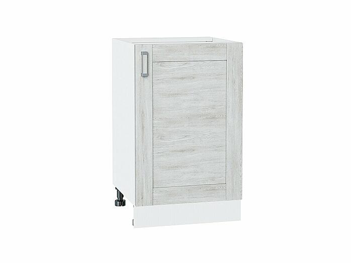 Шкаф нижний с 1-ой дверцей Лофт Nordic Oak/Белый 816*500*480
