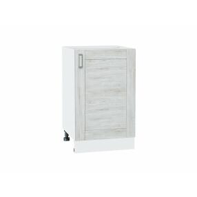 Шкаф нижний с 1-ой дверцей Лофт Nordic Oak/Белый 816*500*480