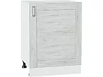 Шкаф нижний с 1-ой дверцей Лофт Nordic Oak/Белый 816*600*480