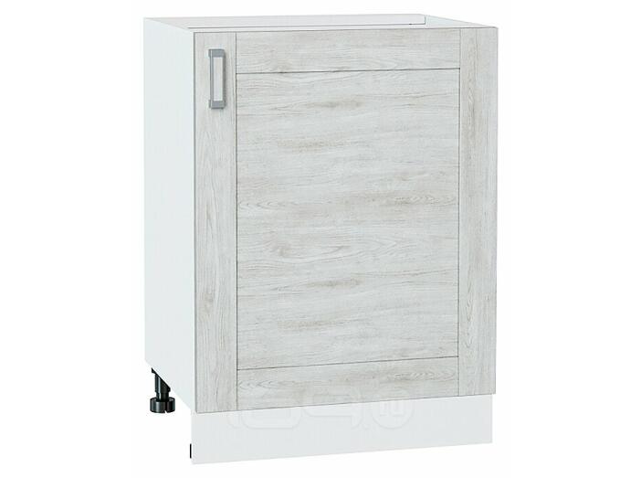 Шкаф нижний с 1-ой дверцей Лофт Nordic Oak/Белый 816*600*480