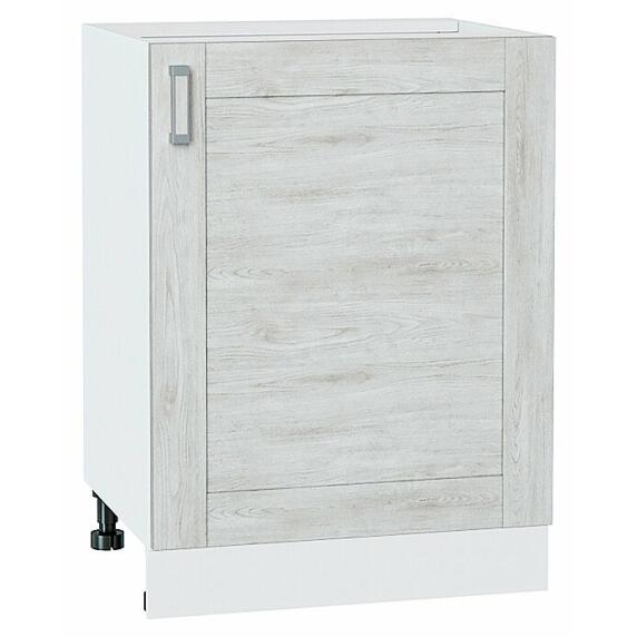 Шкаф нижний с 1-ой дверцей Лофт Nordic Oak/Белый 816*600*480