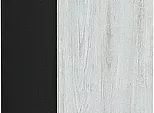 Шкаф нижний с 1-ой дверцей Лофт Nordic Oak/Graphite 816*200*480