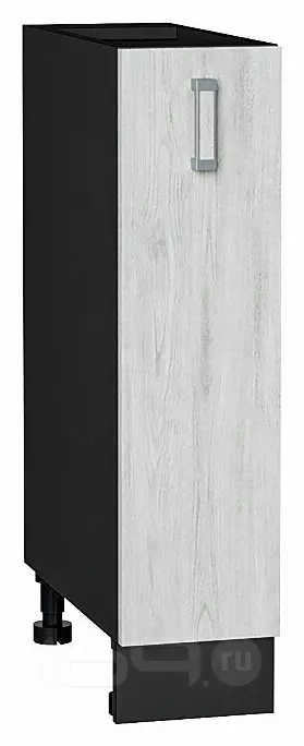 Шкаф нижний с 1-ой дверцей Лофт Nordic Oak/Graphite 816*200*480