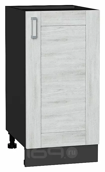 Шкаф нижний с 1-ой дверцей Лофт Nordic Oak/Graphite 816*400*480