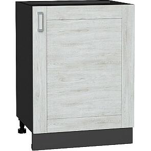 Шкаф нижний с 1-ой дверцей Лофт Nordic Oak/Graphite 816*600*480