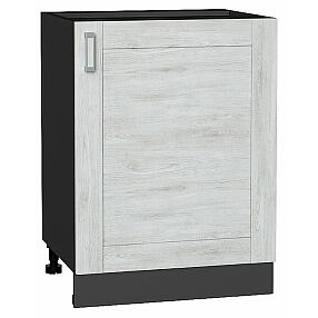 Шкаф нижний с 1-ой дверцей Лофт Nordic Oak/Graphite 816*600*480