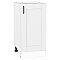 Шкаф нижний с 1-ой дверцей Лофт Super White Белый 816*400*480 Шкаф нижний с 1-ой дверцей Лофт Super White Белый 816*400*480