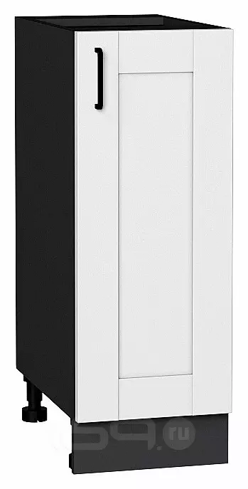 Шкаф нижний с 1-ой дверцей Лофт Super White Graphite 816*300*480