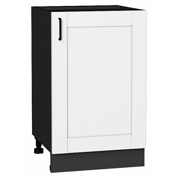 Шкаф нижний с 1-ой дверцей Лофт Super White Graphite 816*500*480
