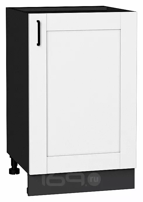 Шкаф нижний с 1-ой дверцей Лофт Super White Graphite 816*500*480