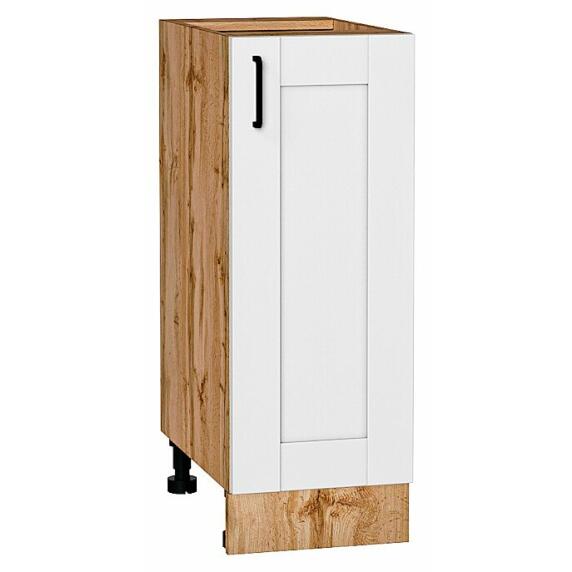 Шкаф нижний с 1-ой дверцей Лофт Super White Дуб Вотан 816*300*480
