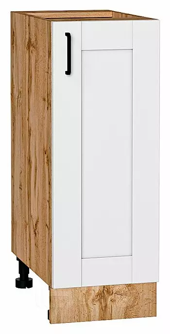 Шкаф нижний с 1-ой дверцей Лофт Super White Дуб Вотан 816*300*480