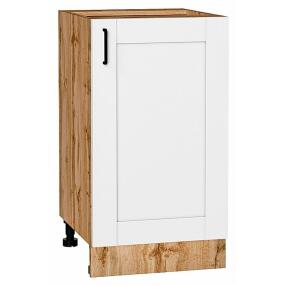 Шкаф нижний с 1-ой дверцей Лофт Super White Дуб Вотан 816*450*480