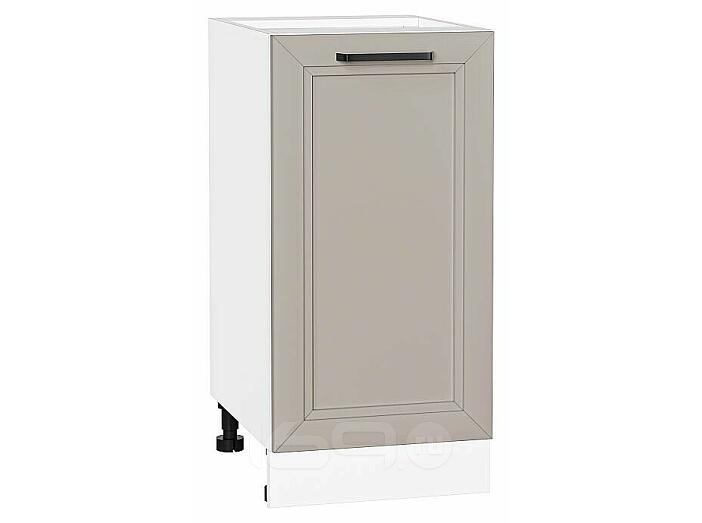 Шкаф нижний с 1-ой дверцей Нео Clay Silk/Белый 816*400*480