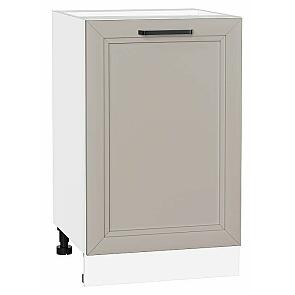 Шкаф нижний с 1-ой дверцей Нео Clay Silk/Белый 816*500*480