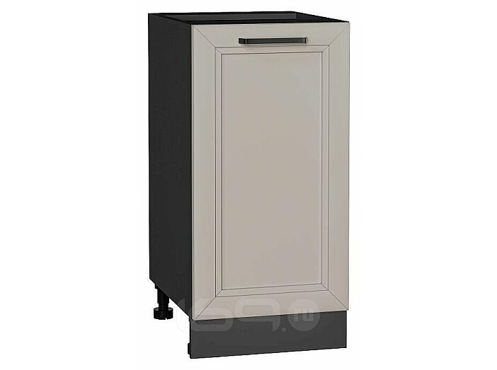 Шкаф нижний с 1-ой дверцей Нео Clay Silk/Graphite 816*400*480