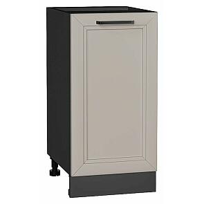 Шкаф нижний с 1-ой дверцей Нео Clay Silk/Graphite 816*400*480