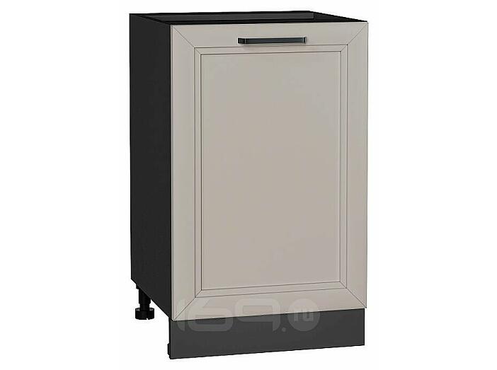 Шкаф нижний с 1-ой дверцей Нео Clay Silk/Graphite 816*500*480