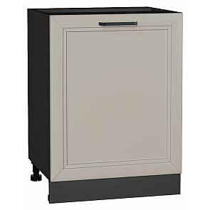 Шкаф нижний с 1-ой дверцей Нео Clay Silk/Graphite 816*600*480