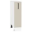 Шкаф нижний с 1-ой дверцей Нео Cream Silk/Белый 816*200*480