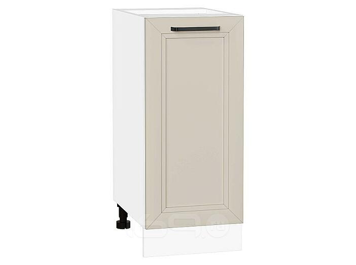 Шкаф нижний с 1-ой дверцей Нео Cream Silk/Белый 816*350*480