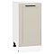 Шкаф нижний с 1-ой дверцей Нео Cream Silk/Белый 816*400*480