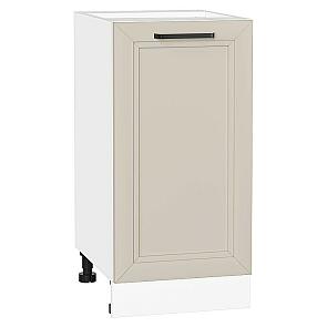 Шкаф нижний с 1-ой дверцей Нео Cream Silk/Белый 816*400*480