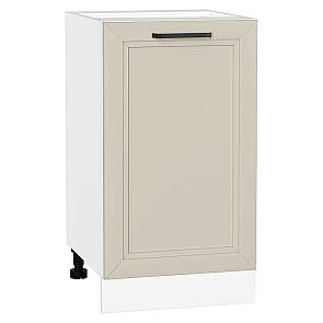 Шкаф нижний с 1-ой дверцей Нео Cream Silk/Белый 816*450*480