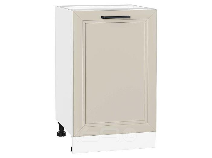 Шкаф нижний с 1-ой дверцей Нео Cream Silk/Белый 816*500*480