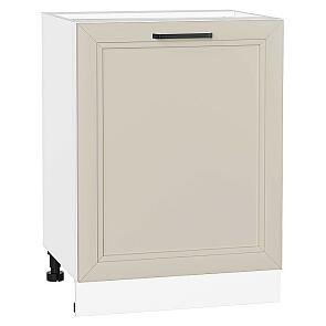 Шкаф нижний с 1-ой дверцей Нео Cream Silk/Белый 816*600*480