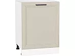 Шкаф нижний с 1-ой дверцей Нео Cream Silk/Белый 816*600*480