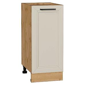 Шкаф нижний с 1-ой дверцей Нео Cream Silk/Дуб Вотан 816*350*480