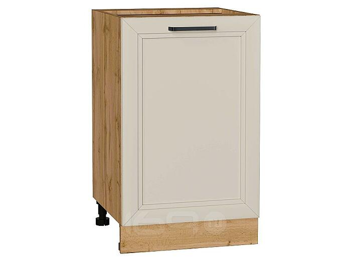 Шкаф нижний с 1-ой дверцей Нео Cream Silk/Дуб Вотан 816*500*480