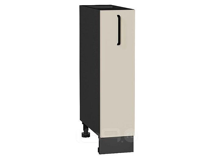 Шкаф нижний с 1-ой дверцей Нео Cream Silk/Graphite 816*200*480