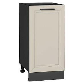 Шкаф нижний с 1-ой дверцей Нео Cream Silk/Graphite 816*400*480