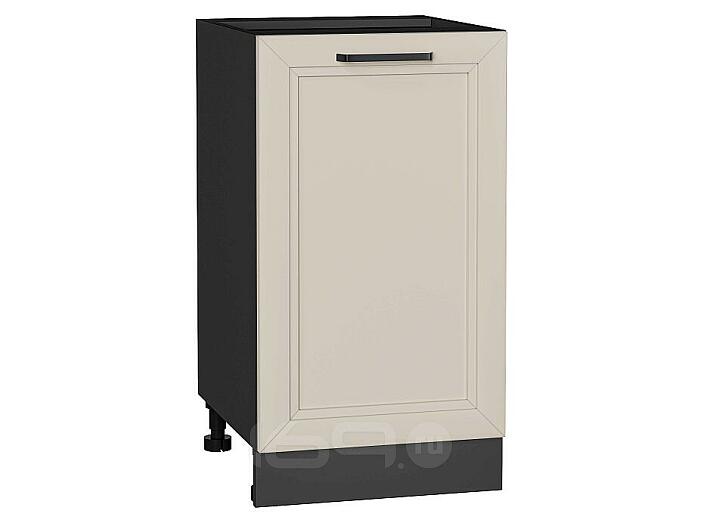 Шкаф нижний с 1-ой дверцей Нео Cream Silk/Graphite 816*450*480