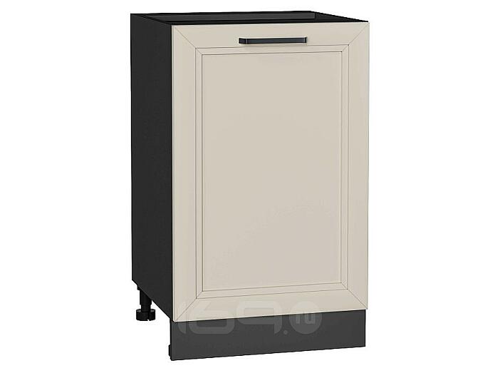 Шкаф нижний с 1-ой дверцей Нео Cream Silk/Graphite 816*500*480