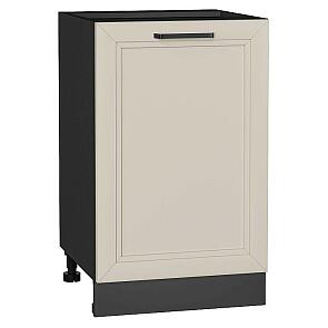 Шкаф нижний с 1-ой дверцей Нео Cream Silk/Graphite 816*500*480