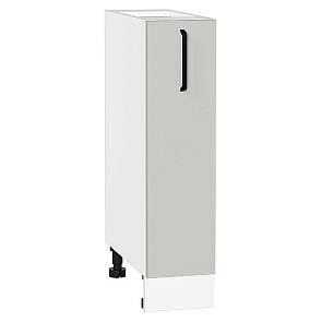 Шкаф нижний с 1-ой дверцей Нео Grey Silk/Белый 816*200*480