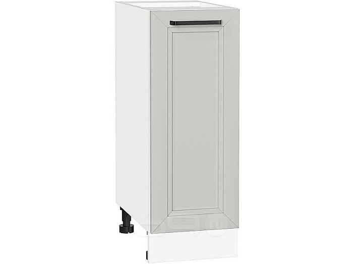 Шкаф нижний с 1-ой дверцей Нео Grey Silk/Белый 816*300*480