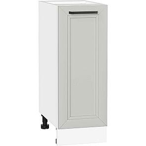 Шкаф нижний с 1-ой дверцей Нео Grey Silk/Белый 816*300*480