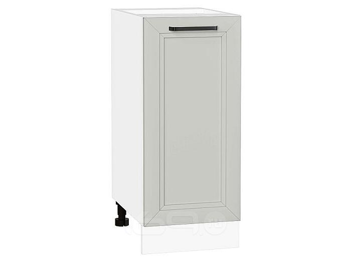 Шкаф нижний с 1-ой дверцей Нео Grey Silk/Белый 816*350*480