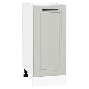 Шкаф нижний с 1-ой дверцей Нео Grey Silk/Белый 816*350*480