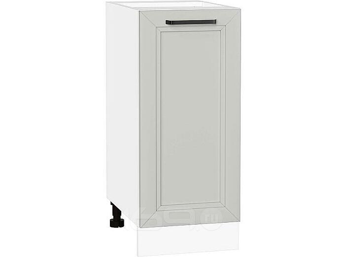 Шкаф нижний с 1-ой дверцей Нео Grey Silk/Белый 816*350*480